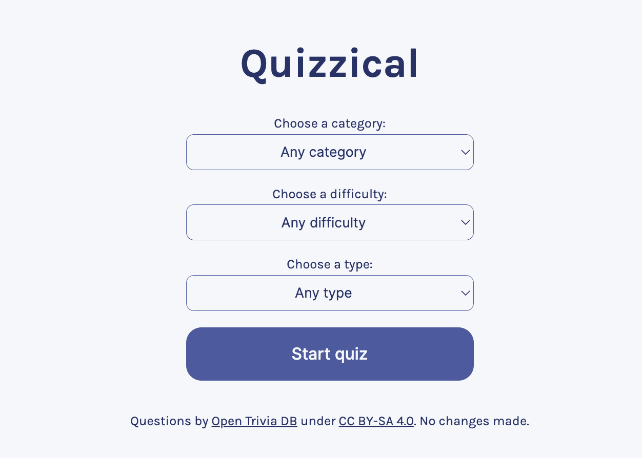 Quizzical